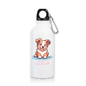 Gourde ou bouteille personnalisée pour enfant modèle chien