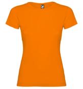 T-shirt femme personnalis orange