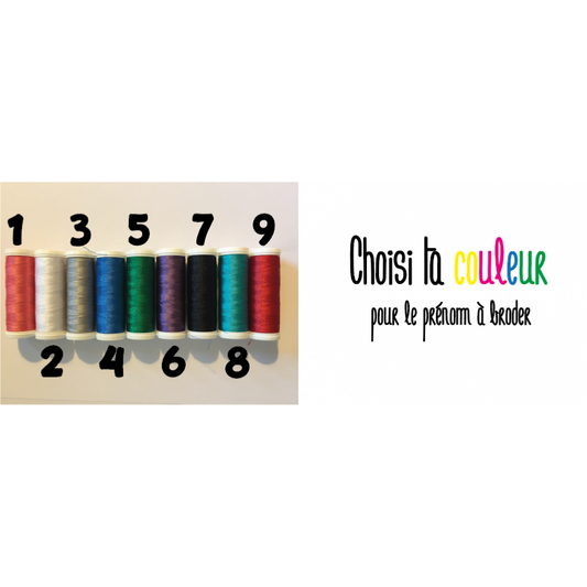 Doudou personnalisé lapin bleu et blanc