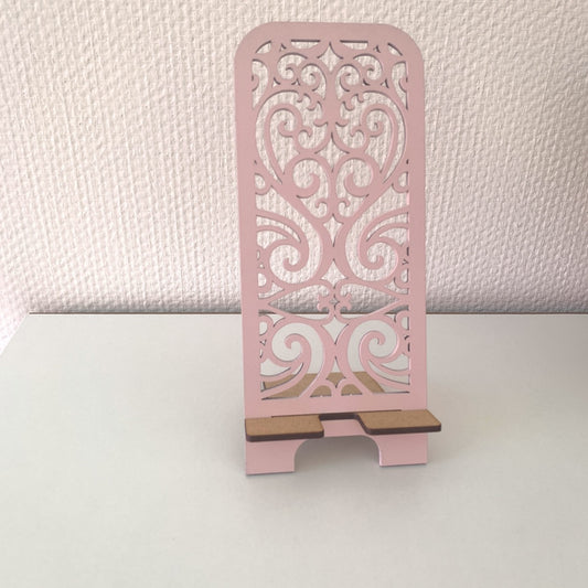 Support portable en bois personnalisé couleur