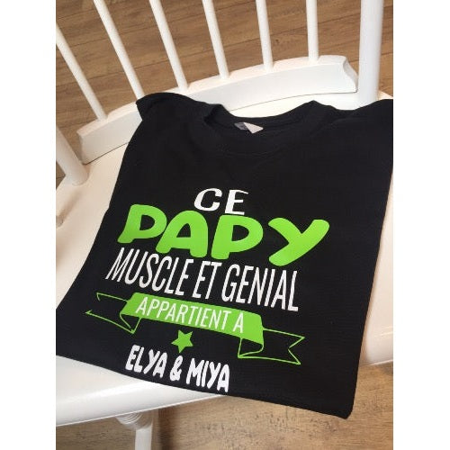 T-shirt à personnalisé ce papy musclé