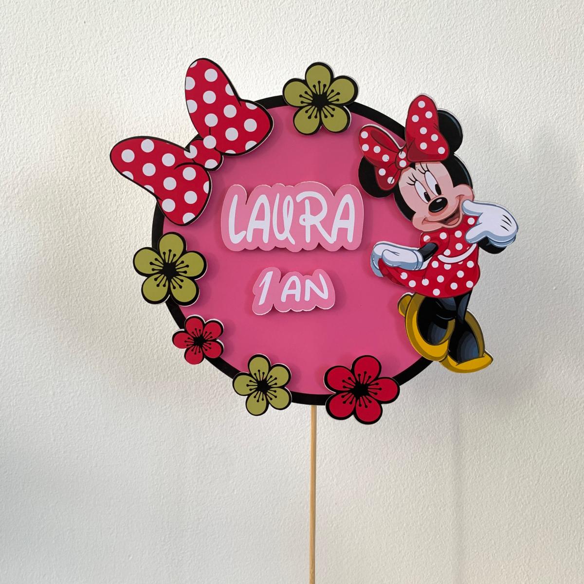 Cake topper décoration de gâteau minnie
