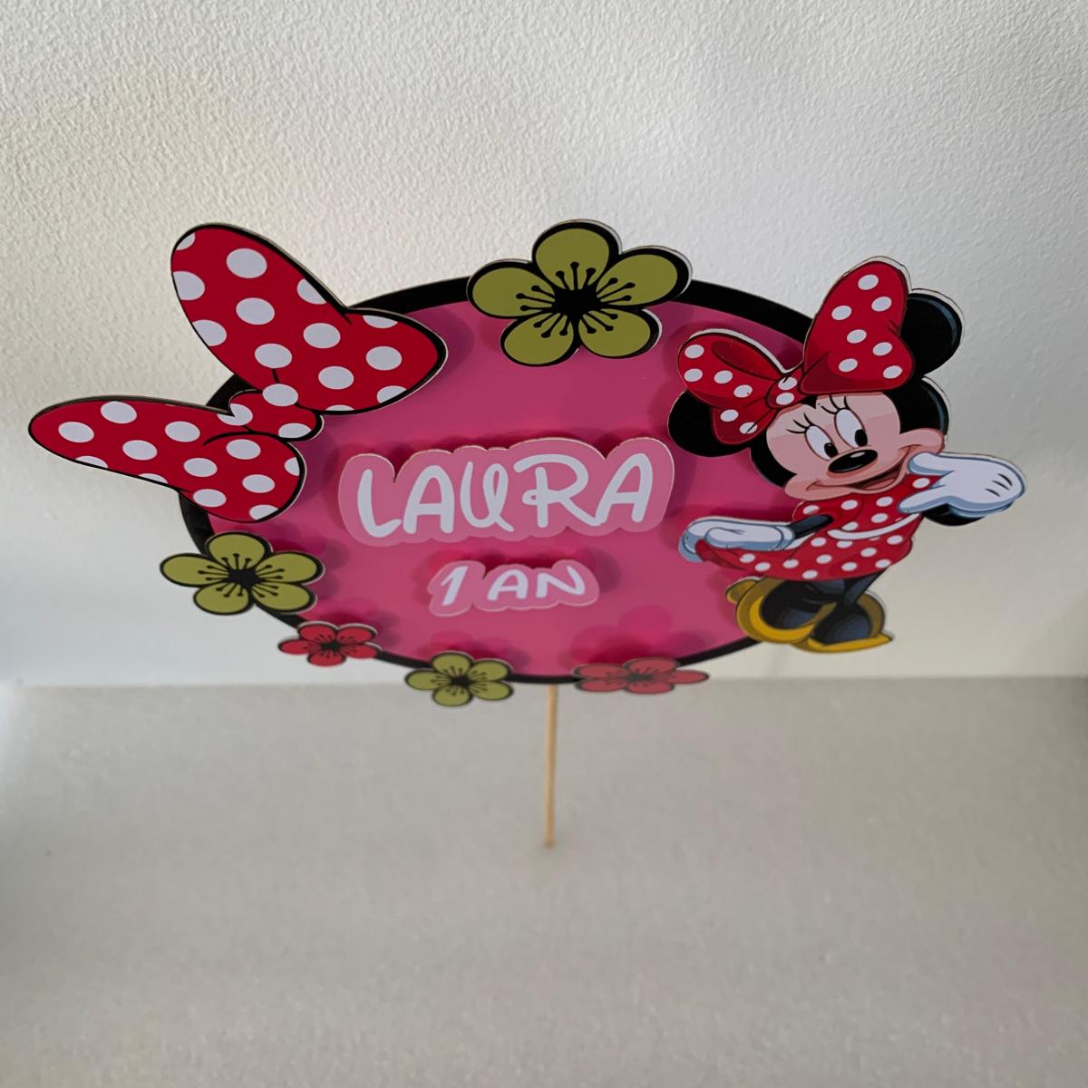 Cake topper décoration de gâteau minnie