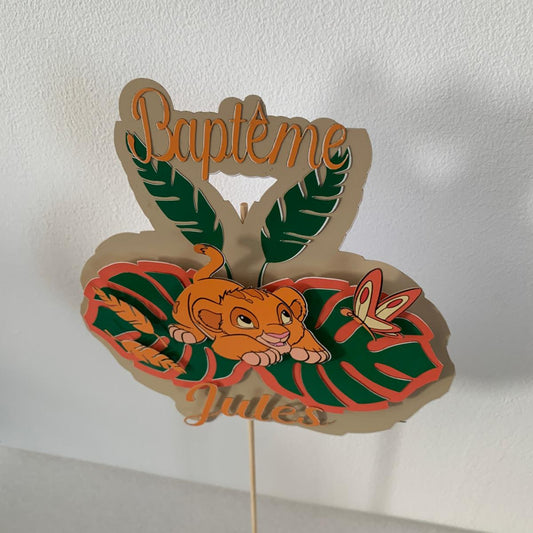 Cake topper décoration de gâteau lion simba