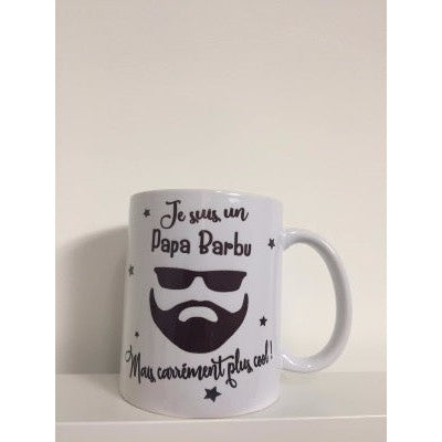 Mug personnalisé Je suis un papa barbu cool