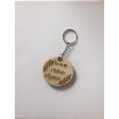 Porte-clefs personnalisé "Tu es la Meilleure Maman"