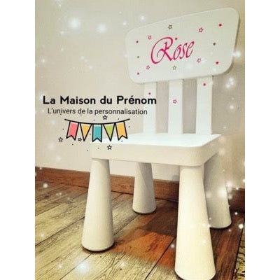 Chaise personnalisée enfant