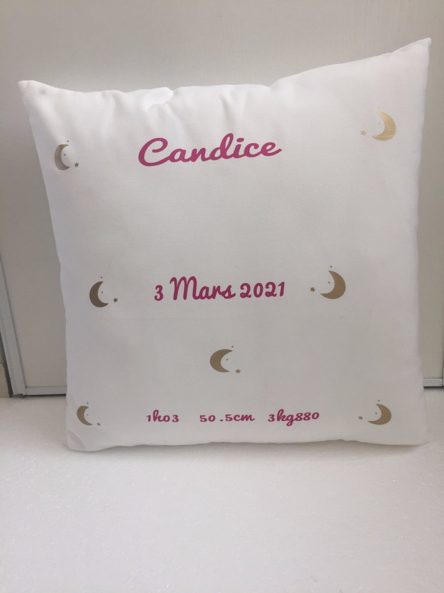 Coussin enfant personnalisé