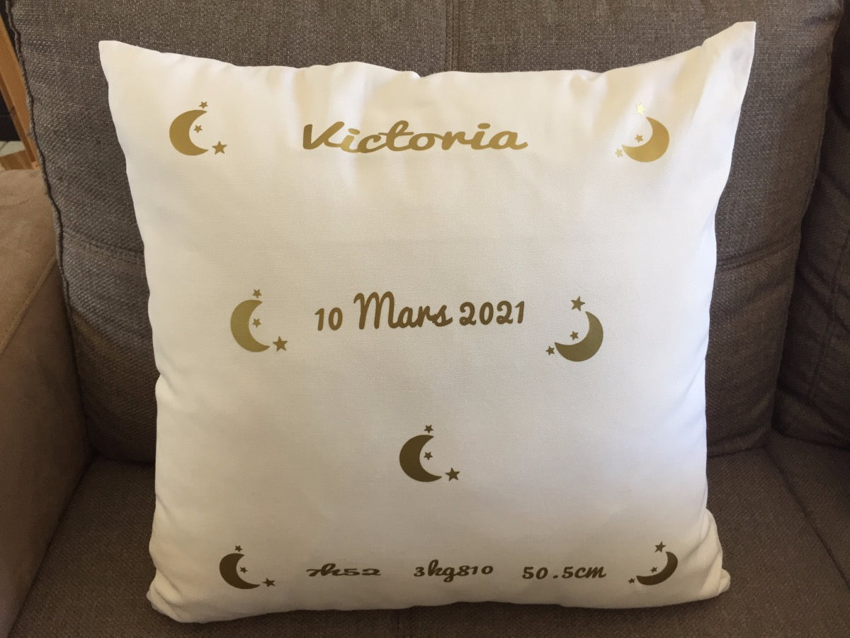 Coussin enfant personnalisé
