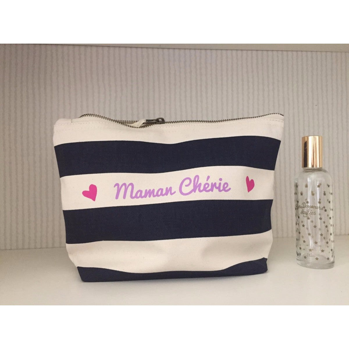 Trousse de toilette personnalisée La plus belle c'est maman