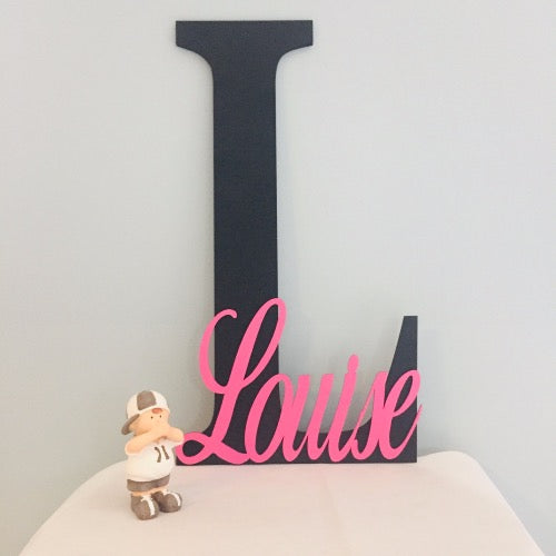 Lettre Super géante avec prénom personnalisée