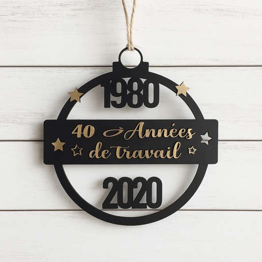 Médaille du travail personnalisée