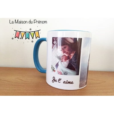 Mug Couleur personnalisé avec photos