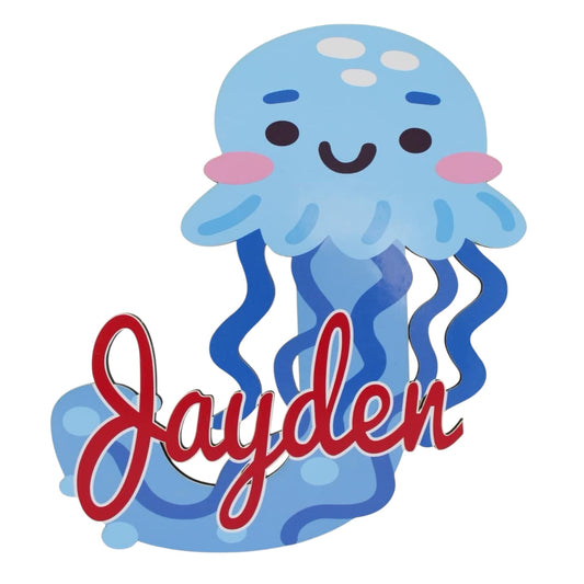 Lettre initiale avec décoration enfant et prénom personnalisée