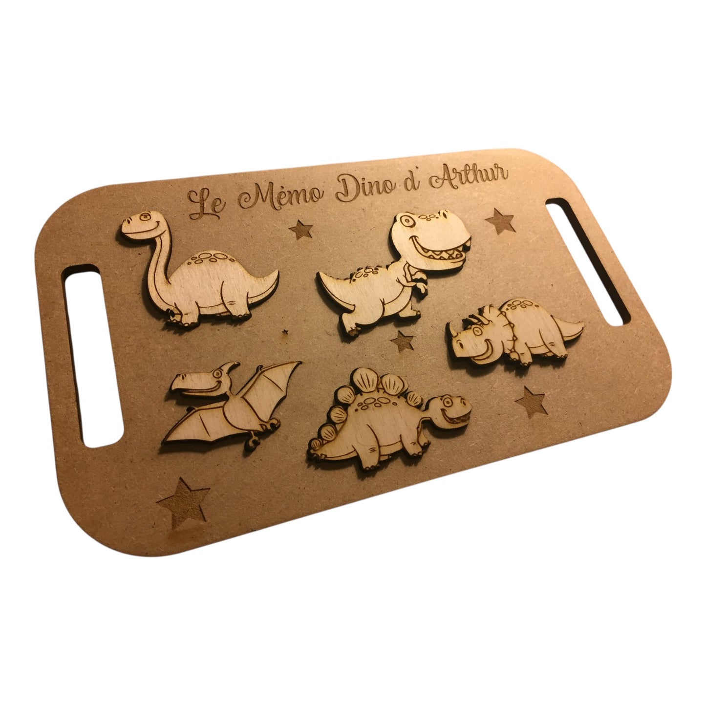 Puzzle Mémo Dinosaure personnalisé