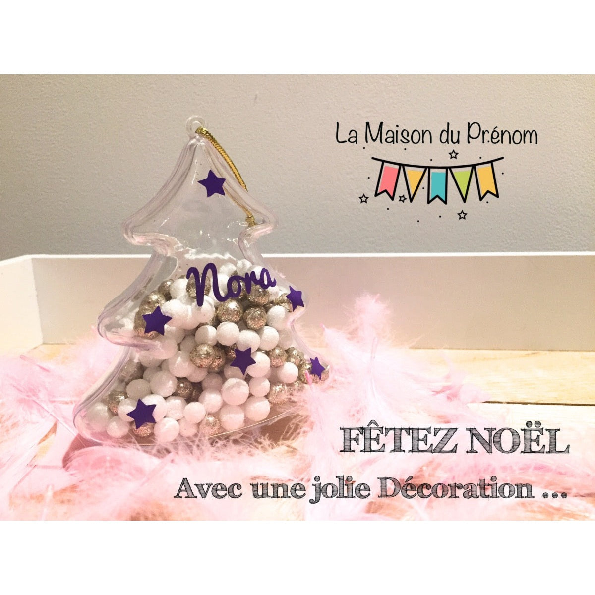 Sapin avec décoration intérieur