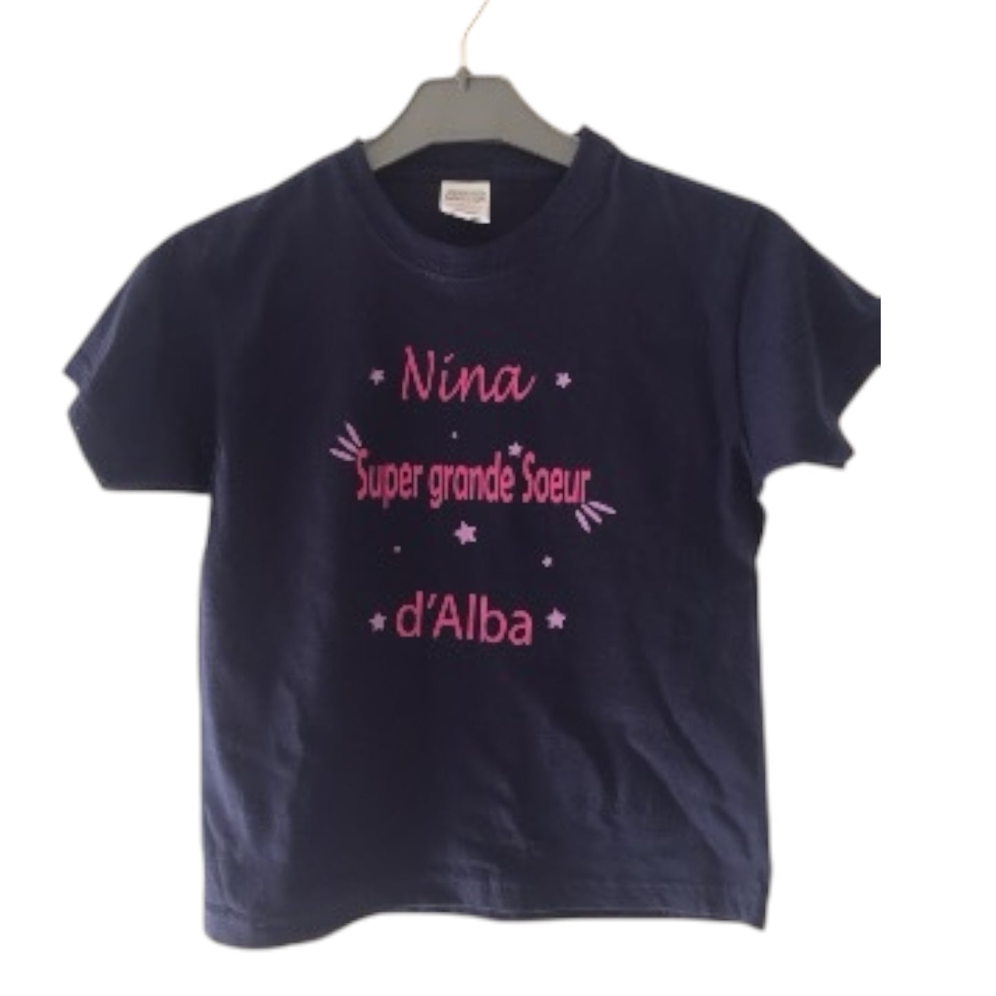 Tee shirt personnalisé Super grande soeur