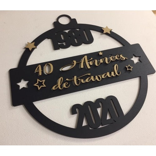Médaille du travail personnalisée