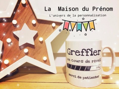 Mug personnalisé Greffier en cours de réveil 