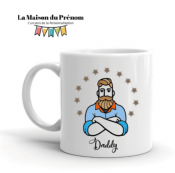 Mug personnalisé Un super papa barbu