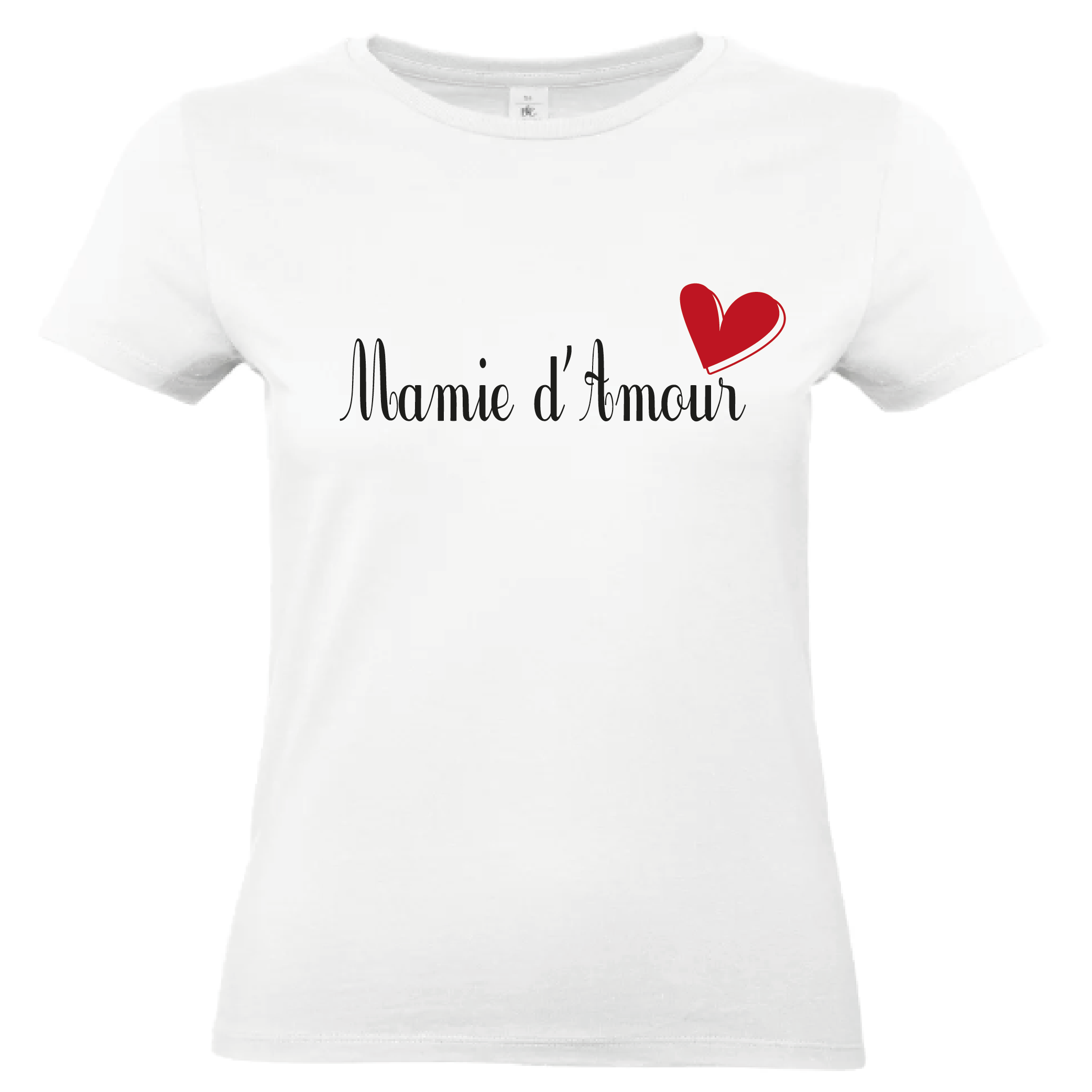 Tee Shirt personnalisé Mamie d'Amour 