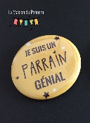 Badge - PARRAIN GENIAL
