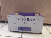 Caisse à jouets personnalisée 