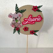 Cake topper décoration de gâteau koala