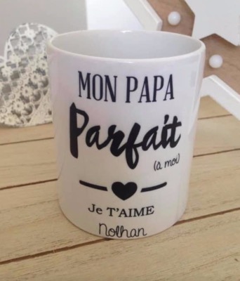 Mug personnalisé Mon papa parfait 