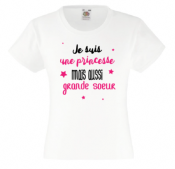 Tee shirt personnalis princesse mais grande soeur