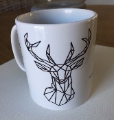 Mug Blanc personnalisé fière d'être chasseur