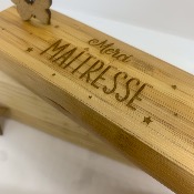 Boîte et stylo à bille en bambou personnalisé