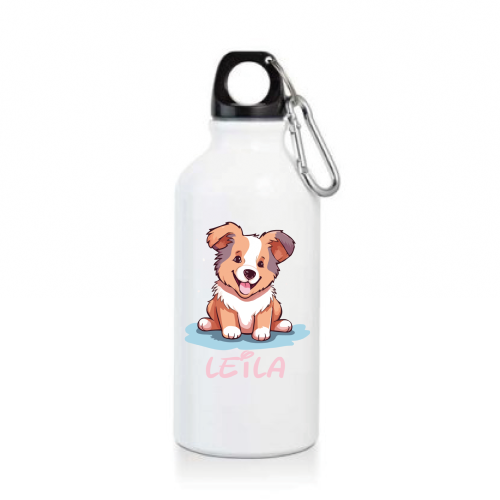 Gourde ou bouteille personnalisée pour enfant modèle chien