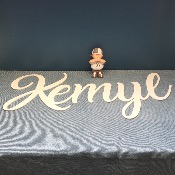 Prénom, mot géant en bois  personnaliser - Décoration de chambre ou de fête, anniversaire, cadeau de naissance, baby shower