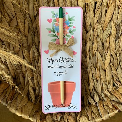 Crayon à graines personnalisé