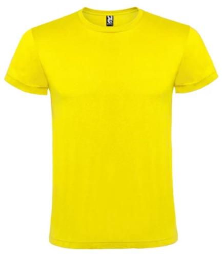 T-shirt homme personnalisé jaune