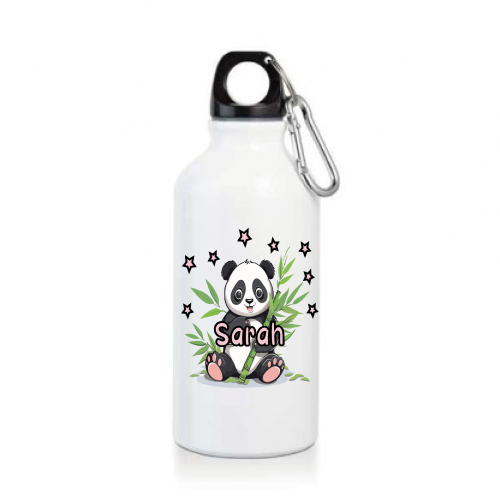 Gourde ou bouteille personnalisée pour enfant modèle panda