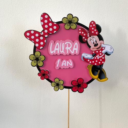 Cake topper décoration de gâteau minnie 