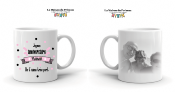 Mug personnalisé joyeux anniversaire maman