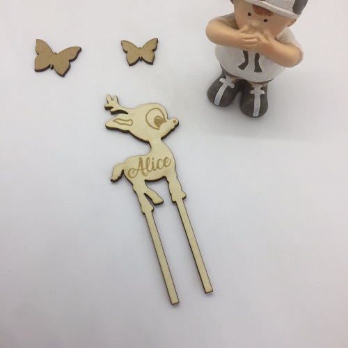Cake topper fan personnalisé