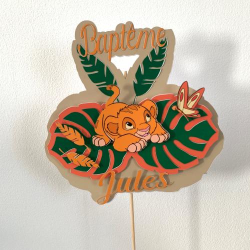 Cake topper décoration de gâteau lion simba