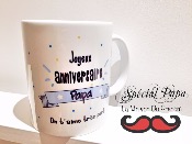 Mug personnalisé joyeux anniversaire papa