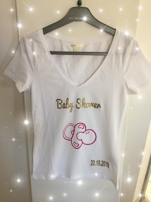 Tee shirt -Baby shower