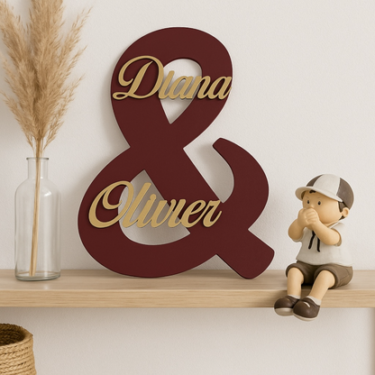 Décoration ELLE & LUI  personnalisée