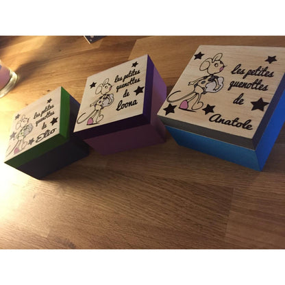 Boite à quenottes personnalisée