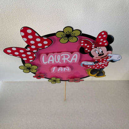 Cake topper décoration de gâteau minnie 