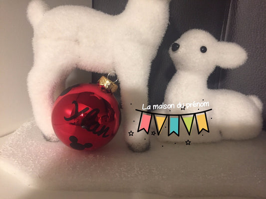 Boule de noel personnalisée Mickey