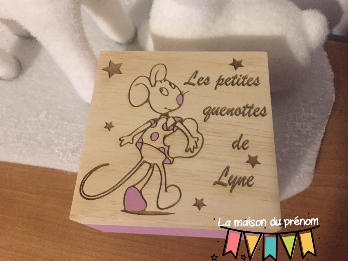 Boite à quenottes personnalisée