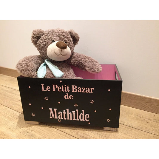 Caisse à jouets personnalisée 
