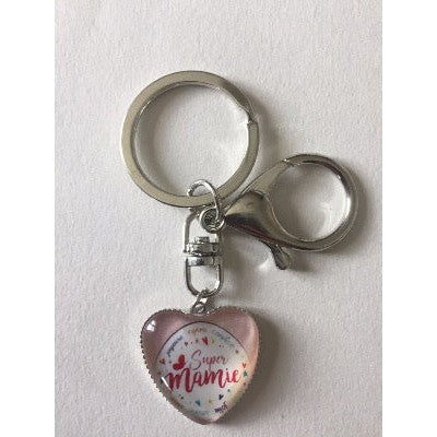 Porte-clefs personnalisé Super mamie